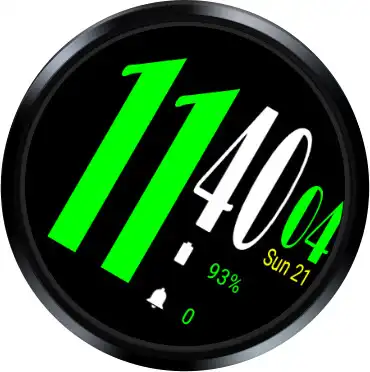Play Slanted! Watch Face as an online game Slanted! Watch Face with UptoPlay