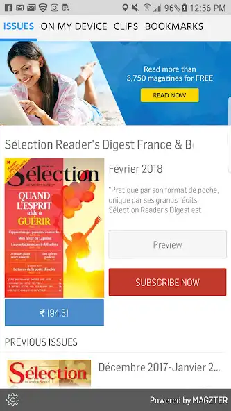 Play Sélection Readers Digest France  Belgique  and enjoy Sélection Readers Digest France  Belgique with UptoPlay