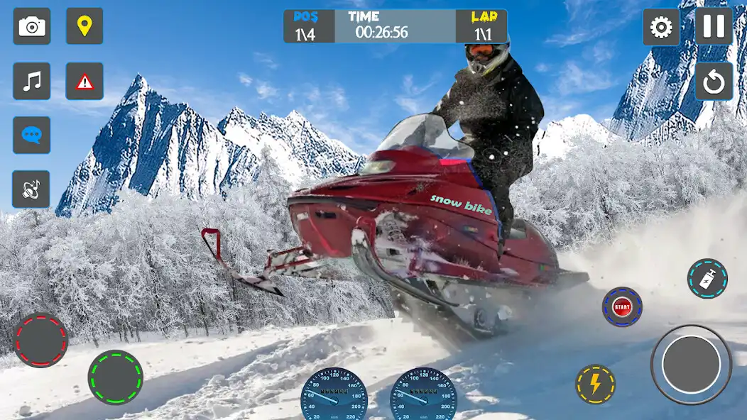 Play Sled Racing Snowcross Games as an online game Sled Racing Snowcross Games with UptoPlay