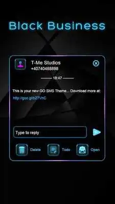 Play Sleek Business SMS Theme