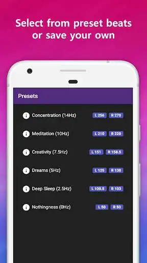 Play Sleep Beats: Binaural Beat Generator and Brainwave as an online game Sleep Beats: Binaural Beat Generator and Brainwave with UptoPlay