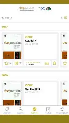 Play Sleep Medicine Journals