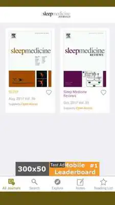 Play Sleep Medicine Journals