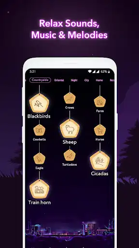 Play Sleep Music: Relaxing Sounds to Calm & Meditate  and enjoy Sleep Music: Relaxing Sounds to Calm & Meditate with UptoPlay