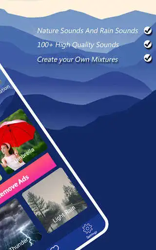 Play Sleep Sounds – Rain And Thunder Sounds as an online game Sleep Sounds – Rain And Thunder Sounds with UptoPlay