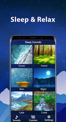 Play Sleep Sounds - Relax Melodies & Meditation as an online game Sleep Sounds - Relax Melodies & Meditation with UptoPlay