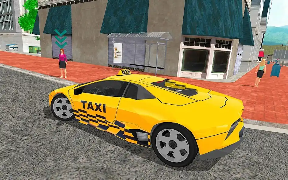 Play Sleepy Taxi - Car Driving Game as an online game Sleepy Taxi - Car Driving Game with UptoPlay