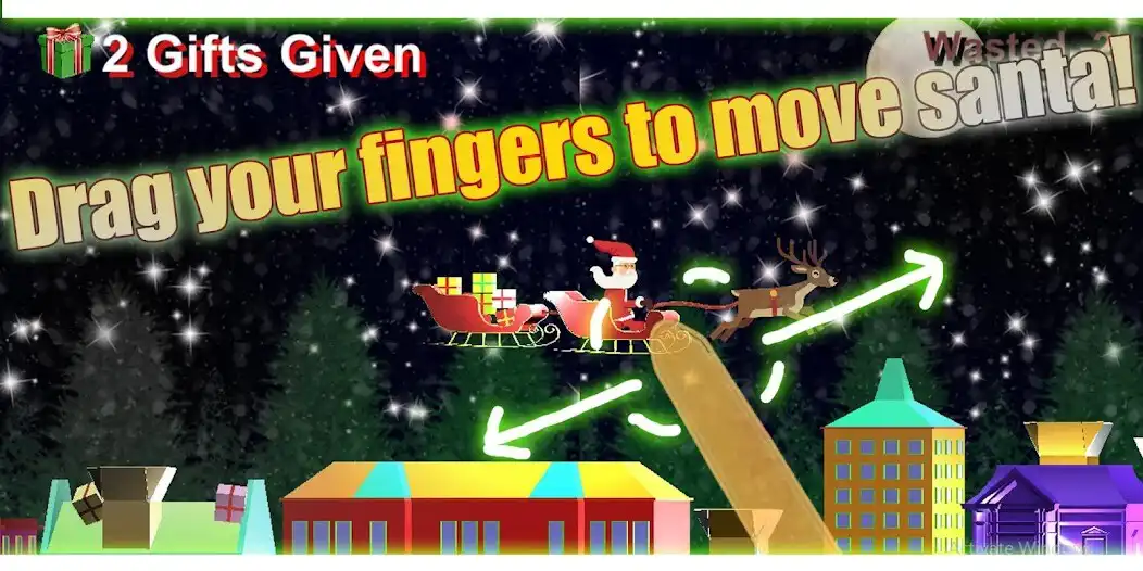 Play Sleigh Rider Santa: Donate Gifts this Christmas as an online game Sleigh Rider Santa: Donate Gifts this Christmas with UptoPlay