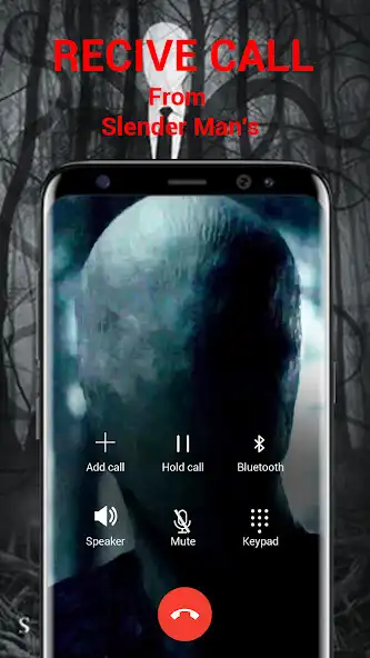 Play Slender Man fake Call as an online game Slender Man fake Call with UptoPlay