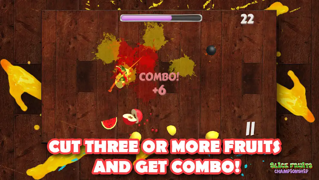 Play Slice Fruits Championship as an online game Slice Fruits Championship with UptoPlay