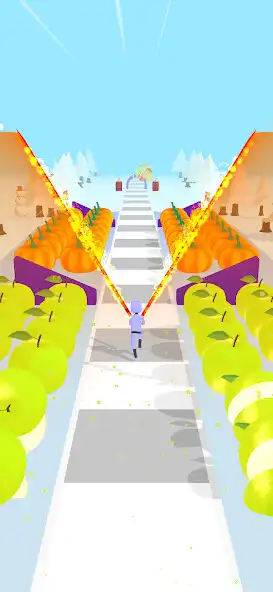Play Slicy run: Fruits cutting game  and enjoy Slicy run: Fruits cutting game with UptoPlay