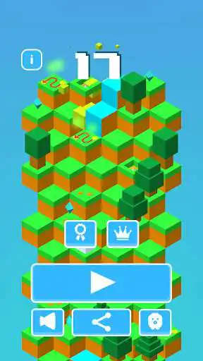 Play Slide Down: Infinity Hill Hop Tap Jumper as an online game Slide Down: Infinity Hill Hop Tap Jumper with UptoPlay