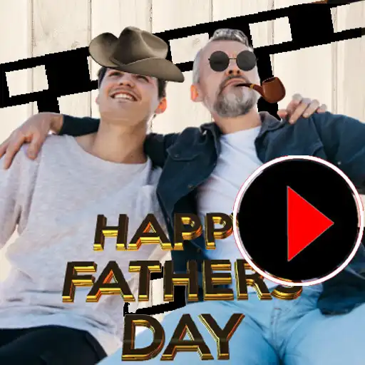 Play Slide Father Photo frame with song APK