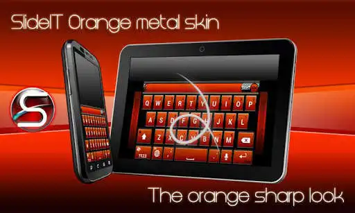 Play SlideIT Orange Metal Skin