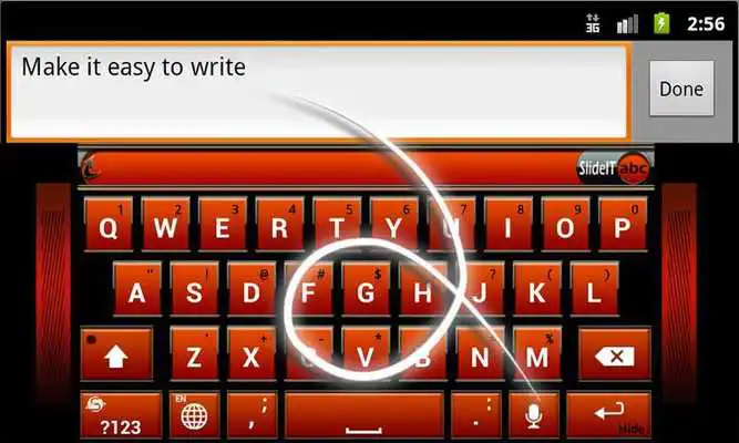 Play SlideIT Orange Metal Skin