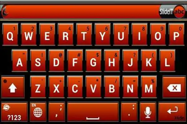 Play SlideIT Orange Metal Skin