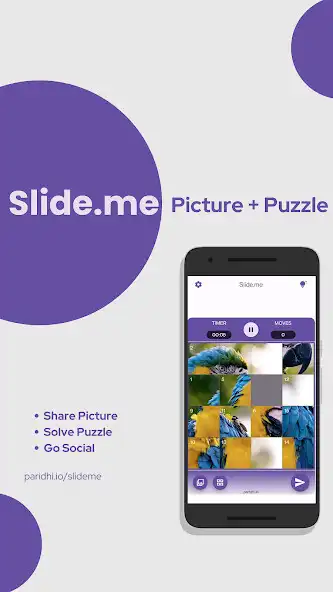 Play Slide.me - Picture Puzzle as an online game Slide.me - Picture Puzzle with UptoPlay
