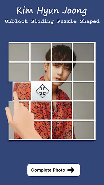 Play Slide Puzzle Kim Hyun Joong as an online game Slide Puzzle Kim Hyun Joong with UptoPlay