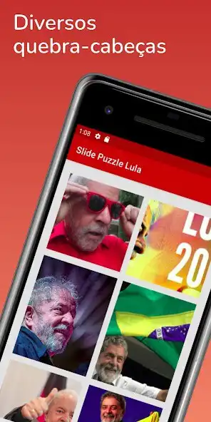 Play Slide Puzzle Lula President as an online game Slide Puzzle Lula President with UptoPlay