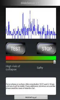 Play Slide Sensor - check posibility is your phone fall