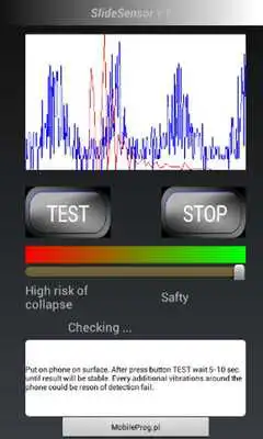 Play Slide Sensor - check posibility is your phone fall