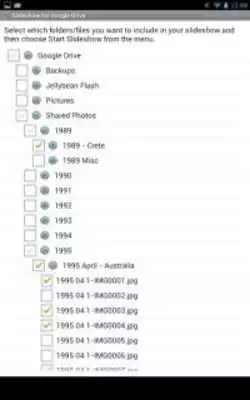 Play Slideshow for Google Drive