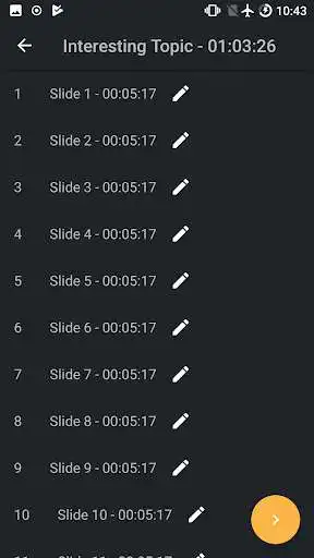 Play Slide Timer