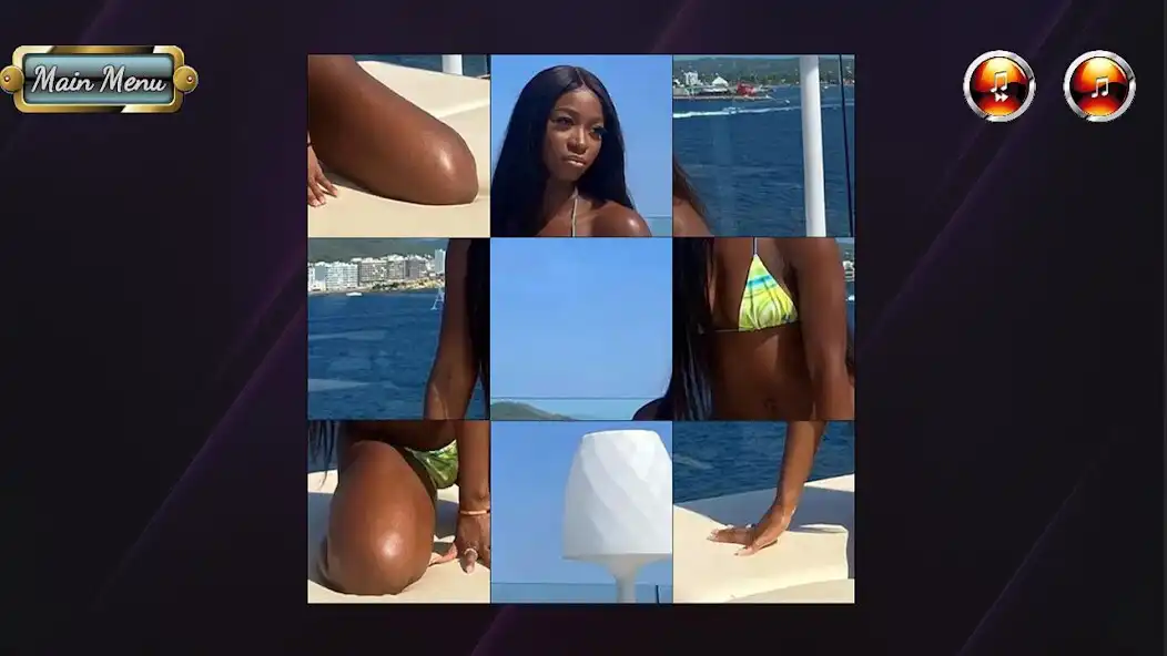 Play Sliding Black Girls as an online game Sliding Black Girls with UptoPlay
