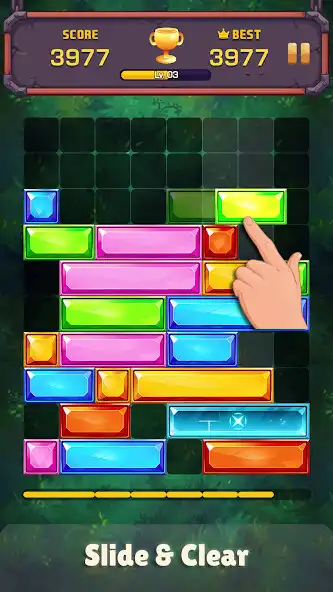 Play Sliding Puzzle: Jewel Dropdom as an online game Sliding Puzzle: Jewel Dropdom with UptoPlay