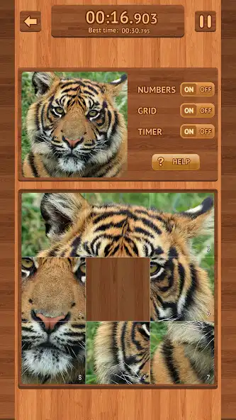 Play Sliding Puzzle Ultimate as an online game Sliding Puzzle Ultimate with UptoPlay