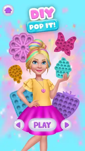 Play Slime GIrl Pop it as an online game Slime GIrl Pop it with UptoPlay