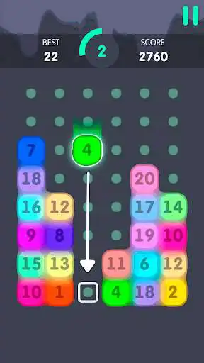 Play Slime n Merge: Drag Puzzle as an online game Slime n Merge: Drag Puzzle with UptoPlay