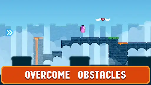 Play Slime Run: Pixel Adventure as an online game Slime Run: Pixel Adventure with UptoPlay