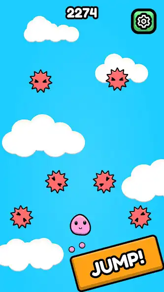 Play SlimeUp! - Endless Jumper as an online game SlimeUp! - Endless Jumper with UptoPlay