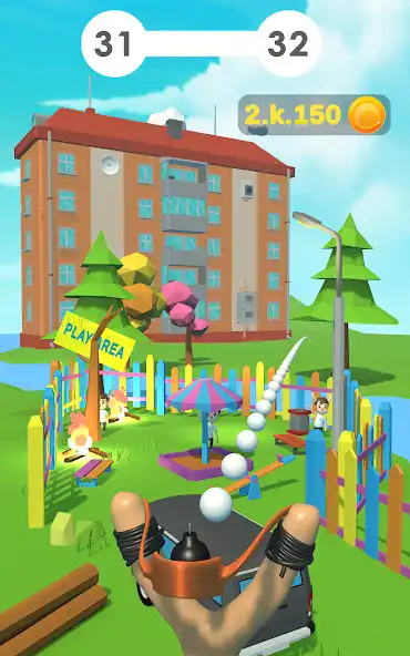 Play Sling Fling 3D: Slingshot  and enjoy Sling Fling 3D: Slingshot with UptoPlay