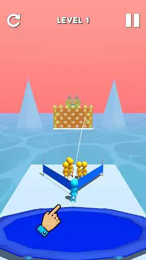 Play Slingshot Crowd as an online game Slingshot Crowd with UptoPlay