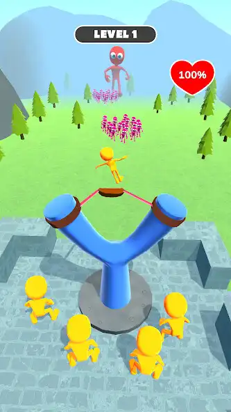 Play Slingshot Guy  and enjoy Slingshot Guy with UptoPlay