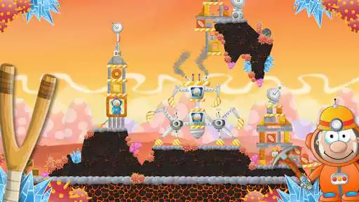 Play Slingshot Monsters - Angry Defenders Of Planet X  and enjoy Slingshot Monsters - Angry Defenders Of Planet X with UptoPlay