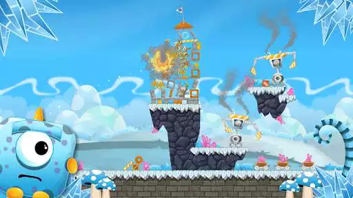 Play Slingshot Monsters - Angry Defenders Of Planet X as an online game Slingshot Monsters - Angry Defenders Of Planet X with UptoPlay