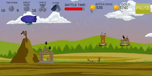Play Slingshot war  and enjoy Slingshot war with UptoPlay