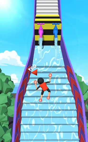 Play Slippy Stairs  and enjoy Slippy Stairs with UptoPlay