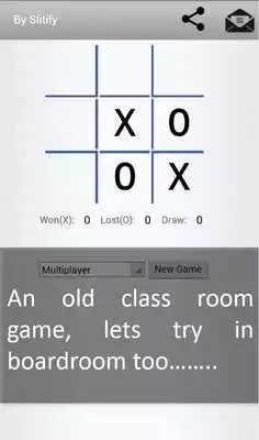 Play Slitify 0-X (TIc Tac Toe)