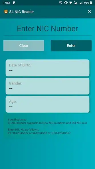 Play SL NIC Reader  and enjoy SL NIC Reader with UptoPlay