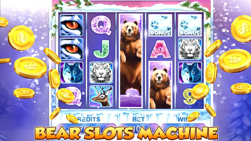 Play Slot Machine: Bear Slots  and enjoy Slot Machine: Bear Slots with UptoPlay