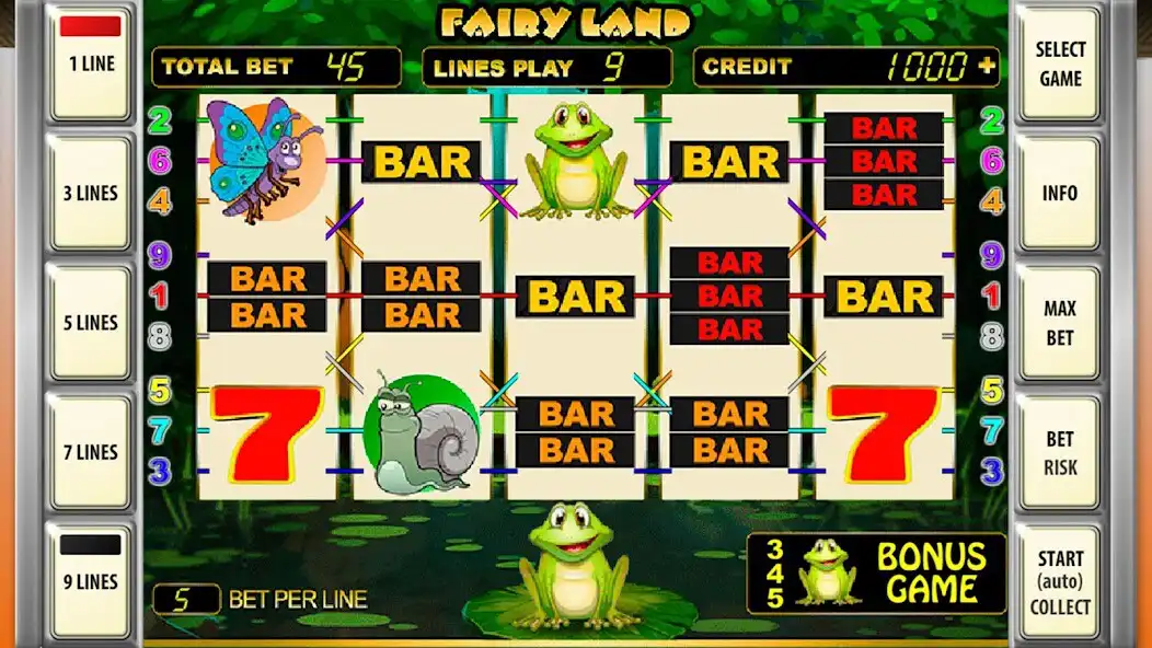 Play Slot machines Fairy Land Deluxe as an online game Slot machines Fairy Land Deluxe with UptoPlay
