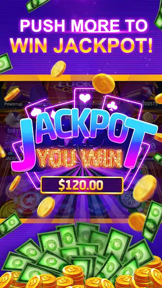Play Slots Pusher - Coin Carnival Game to W as an online game Slots Pusher - Coin Carnival Game to W with UptoPlay
