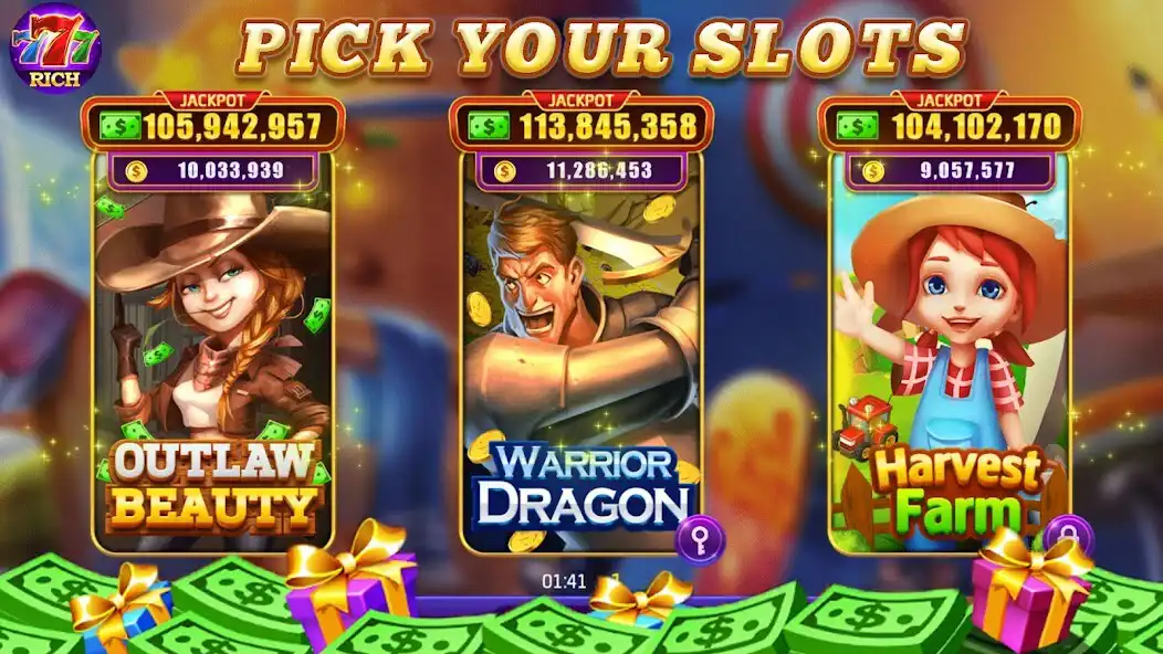Play Slots Spin Rich: Play For Cash  and enjoy Slots Spin Rich: Play For Cash with UptoPlay