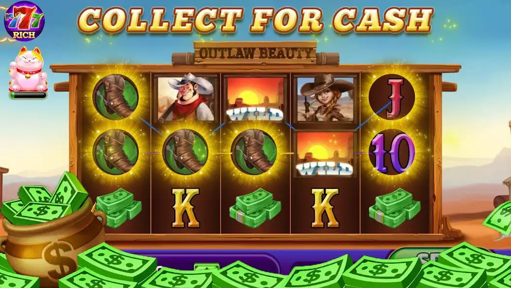 Play Slots Spin Rich: Play For Cash as an online game Slots Spin Rich: Play For Cash with UptoPlay