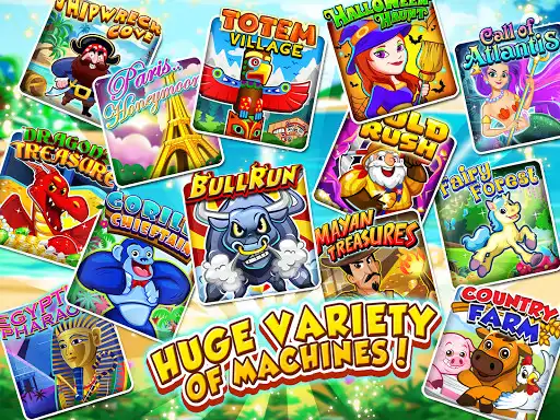 Play Slots Vacation: Slot Machines  and enjoy Slots Vacation: Slot Machines with UptoPlay