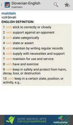 Play Slovenian<>English Dictionary